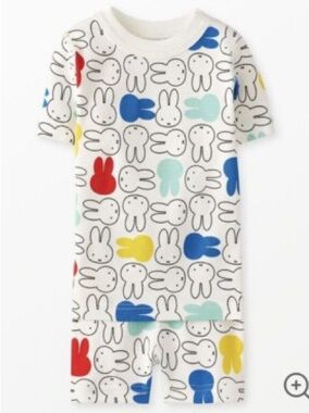 Hanna Andersson Miffy Pajama Shorts Set Size 12